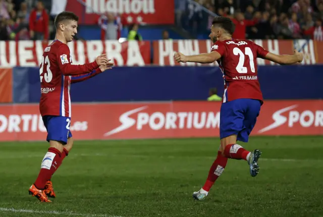 Luciano Vietto celebrates