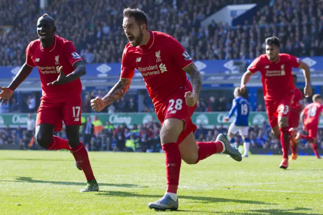 Danny Ings celebrates