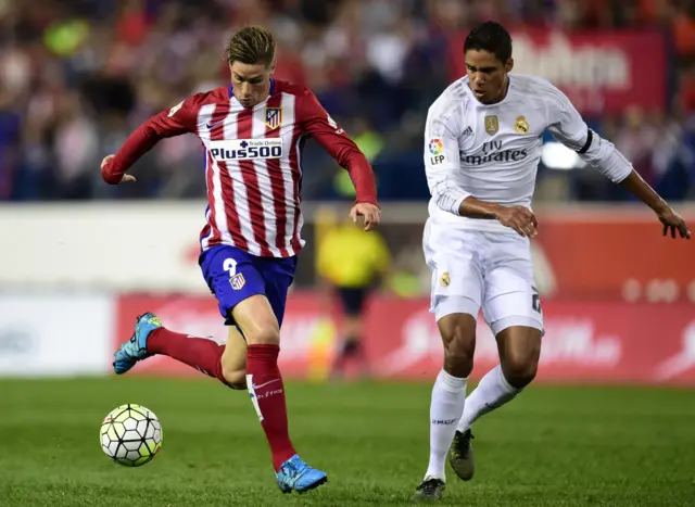 Fernando Torres and Rafael Varane