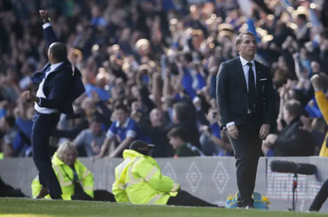 Roberto Martinez celebrates