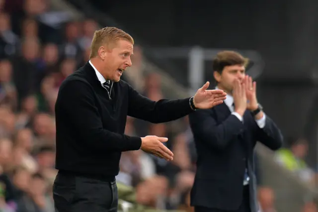 Garry Monk and Mauricio Pochettino