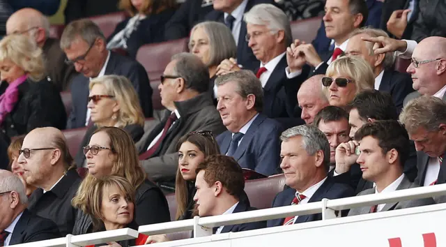 Roy Hodgson watches on