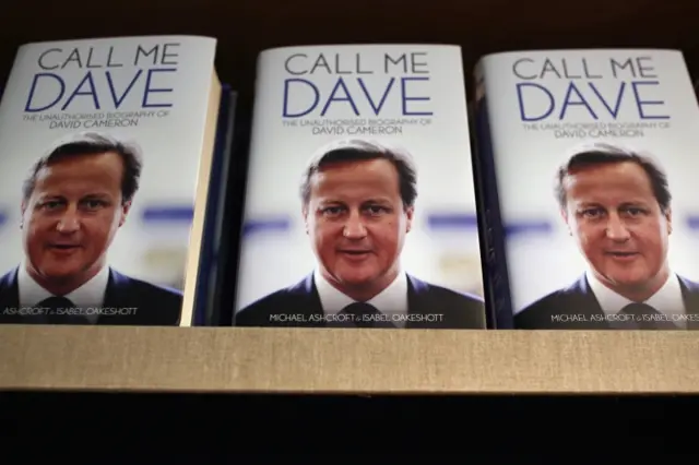 Lord Ashcroft's biography of David Cameron