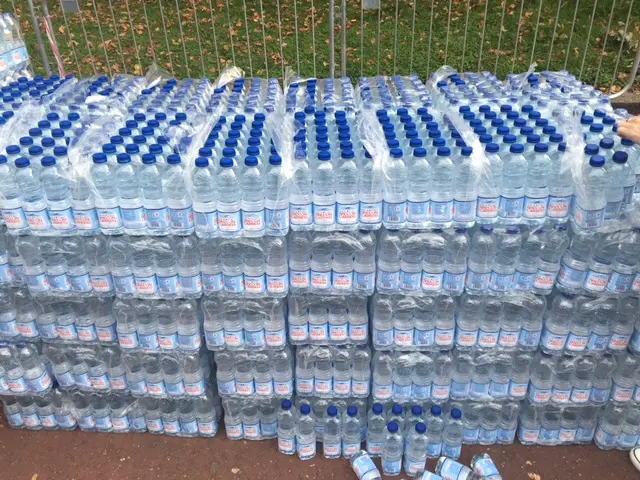 Bottles of water