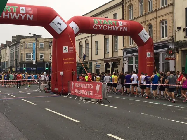 Starting point of Cardiff Half Marathon 2015