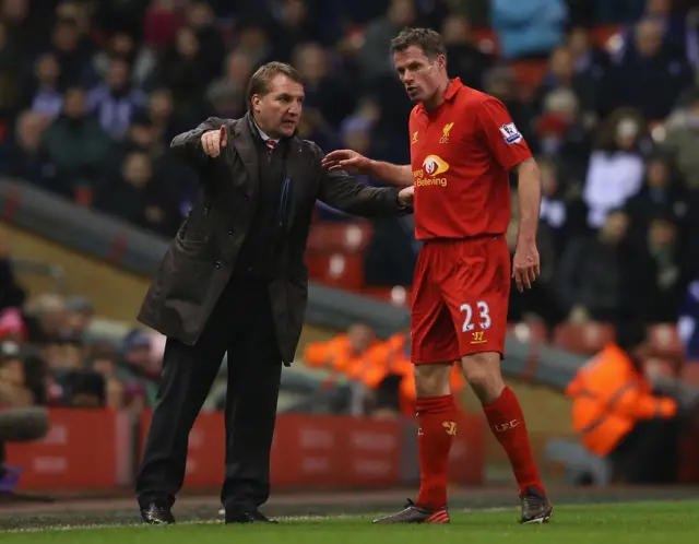 Brendan Rodgers and Jamie Carragher