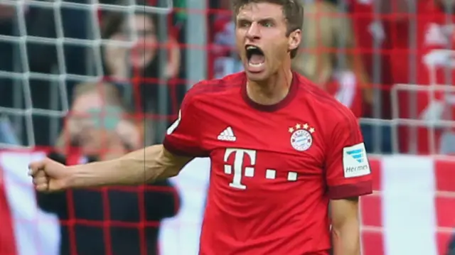 Thomas Muller celebrates