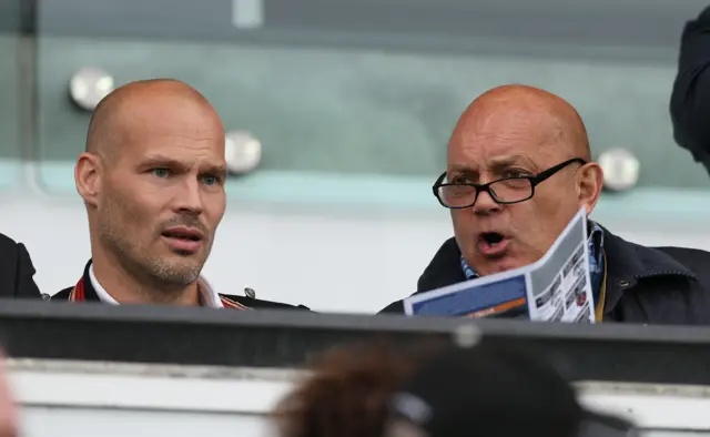 Freddie Ljungberg and Ray Wilkins