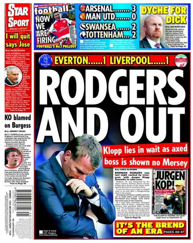 Monday's Star back page