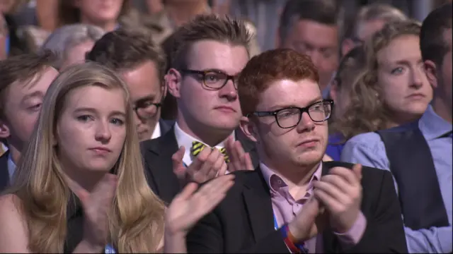 Conservative conference audience