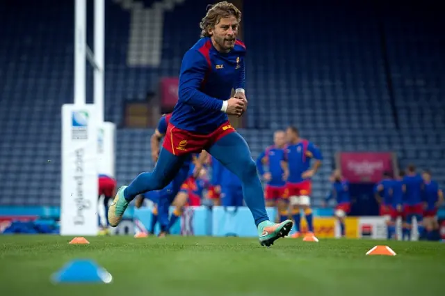 Romania scrum-half Florin Surugiu