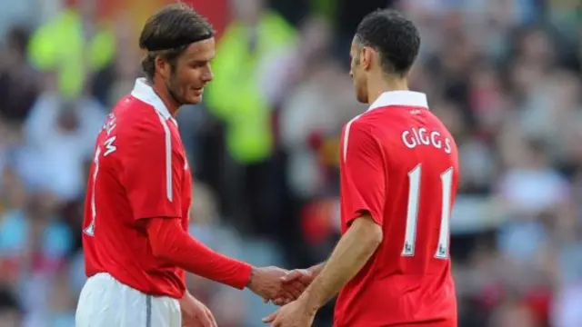 Ryan Giggs and David Beckham