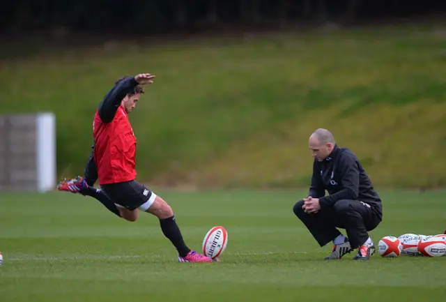 Danny Cipriani (left) and Mike Catt