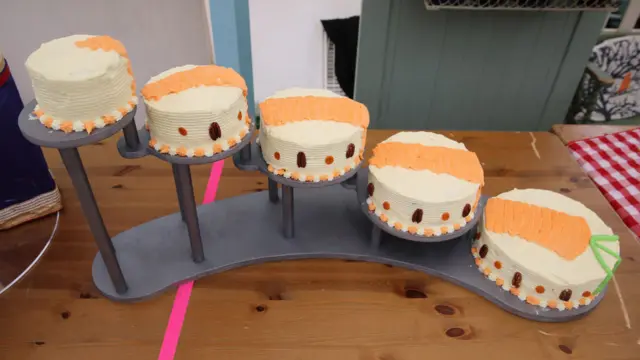 Ian's colossal curvy carrot cake
