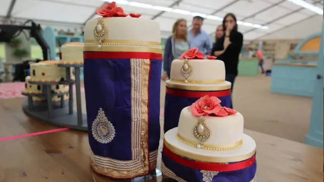 Nadiya's big fat British wedding cake
