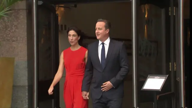 David Cameron and Samantha Cameron