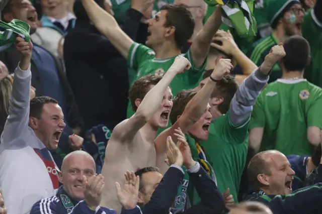 Northern Ireland fans