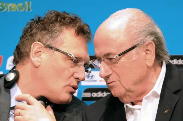 Jerome Valcke and Sepp Blatter