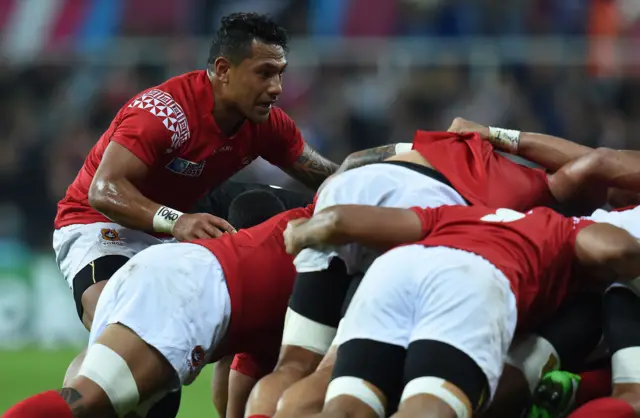 A Tonga scrum