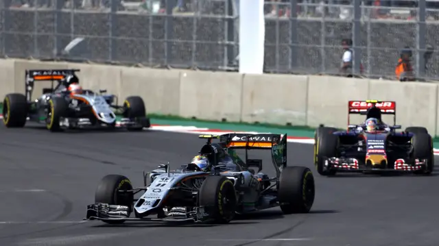 Sergio Perez and Carlos Sainz Jr