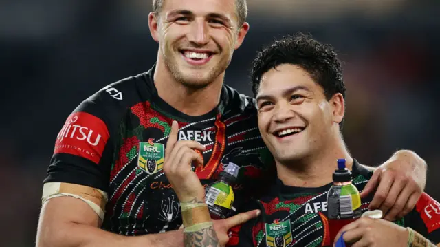 Isaac Luke and Sam Burgess