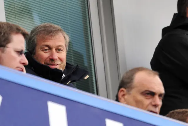 Roman Abramovich and Avram Grant