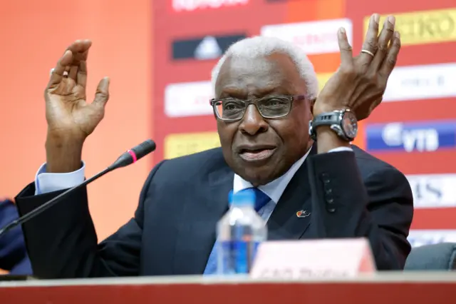 Former IAAF President Lamine Diack