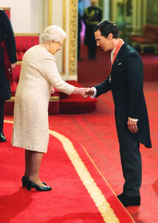 Mr Cumberbatch receives CBE