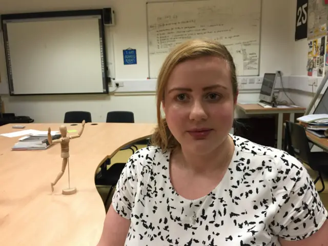 Nicola Piggott, HND student at Tresham College, Kettering