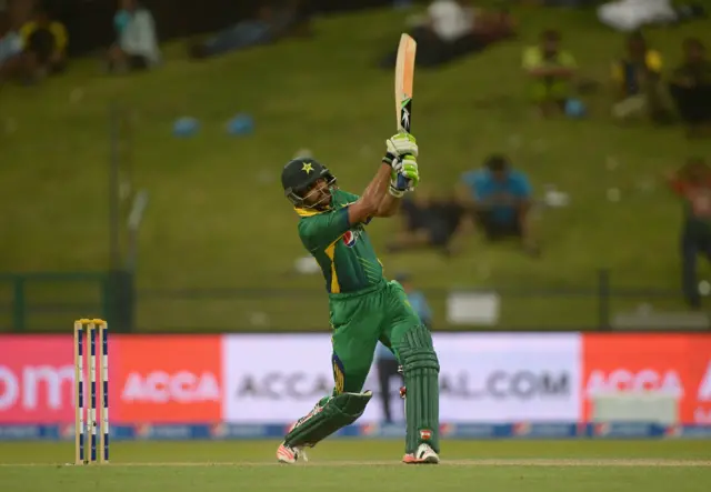 Babar Azam for six