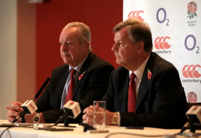 Bill Beaumont and Ian Ritchie