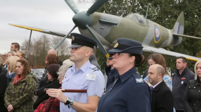 Armistice Day commemorations at RAF Cosford