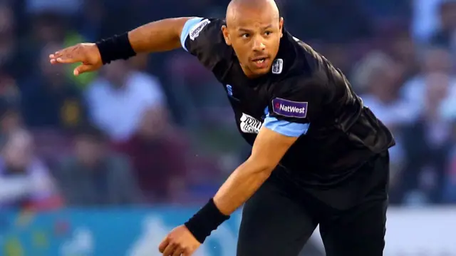 Tymal Mills of Sussex