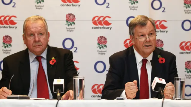 Bill Beaumont and Ian Ritchie