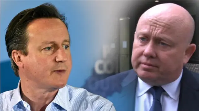 David Cameron and Ian Hudspeth