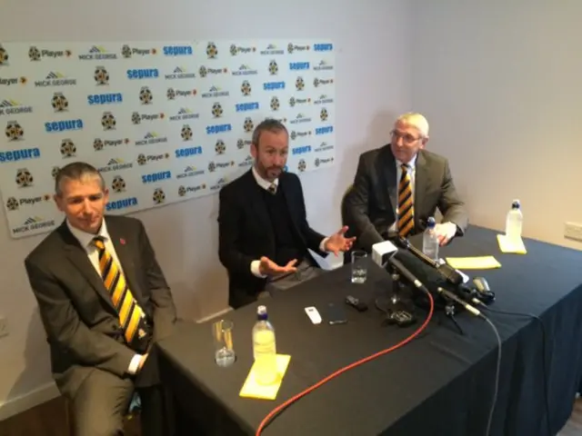 Cambridge United press conference