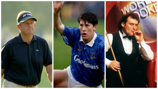 Colin Montgomery, Darren Anderton, Jimmy White