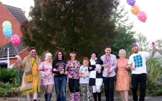 Mencap staff in fancy dress