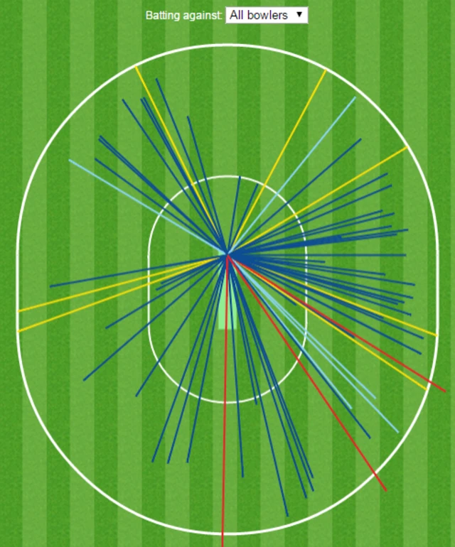 Alex Hales wagon wheel