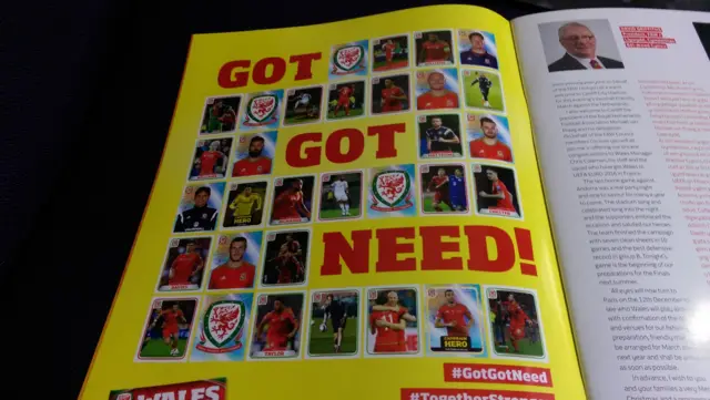 Wales v Netherlands programme