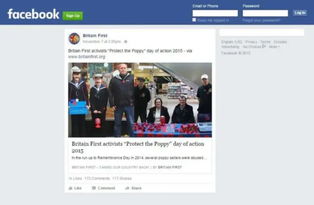 Britain First Facebook