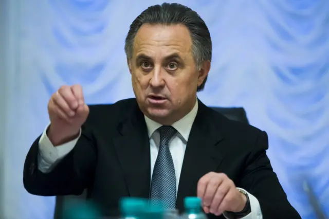 Russia's Sports Minister Vitaly Mutko