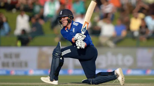 Jason Roy of England bats