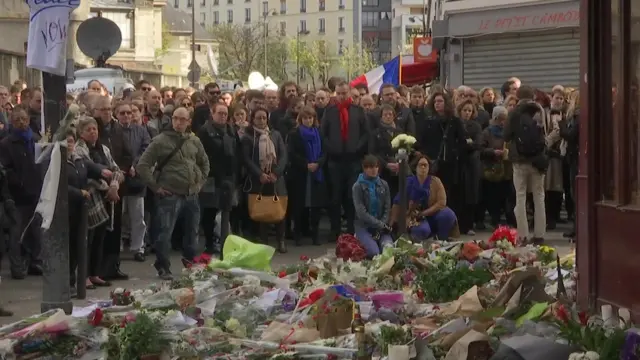 Silence in Paris after attacks