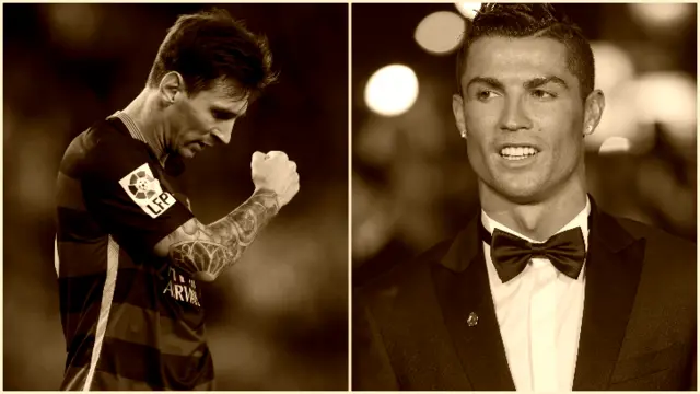 Lionel Messi and Cristiano Ronaldo