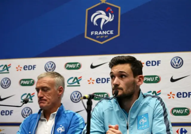 Didier Deschamps and Hugo Lloris