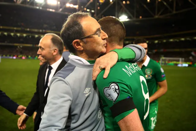 Martin O'Neill and James McCarthy