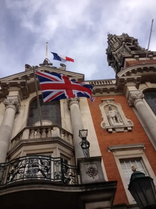 Tricolore over Colchester