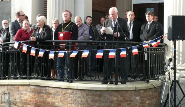 Remembrance at Clacton Town Hall