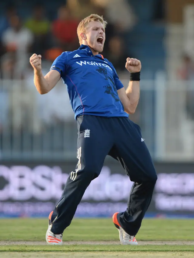 David Willey of England